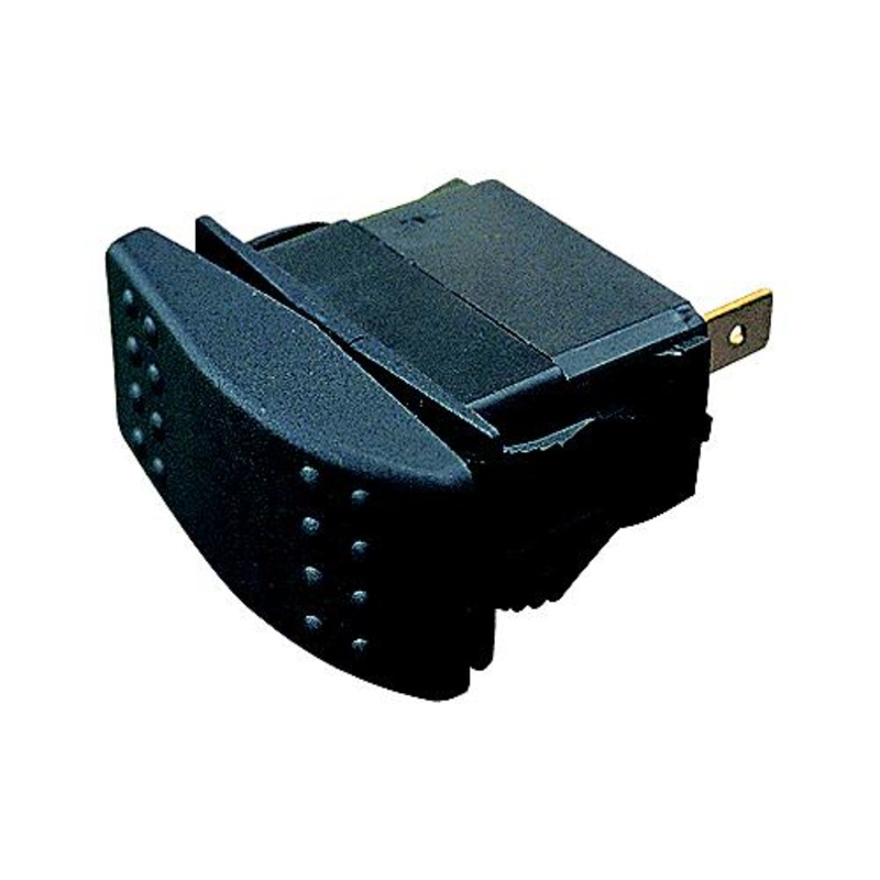 SeaDog 420219 Double Pole Double Throw 7 Blade Terminal 12V 20 Amp Mom. On / Off / Mom. On Illuminating Contura Rocker Switch