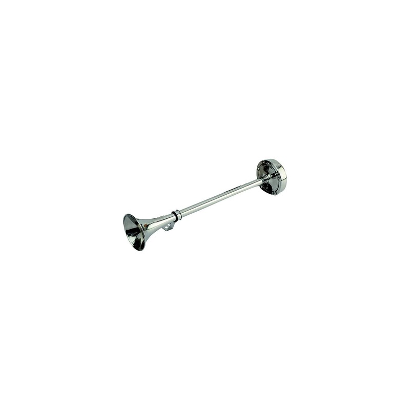 SeaDog 431510 Maxblast 5 Amp 118 DB 12V Single 16 Trumpet Horn – Stainless & Molded Motor Housing