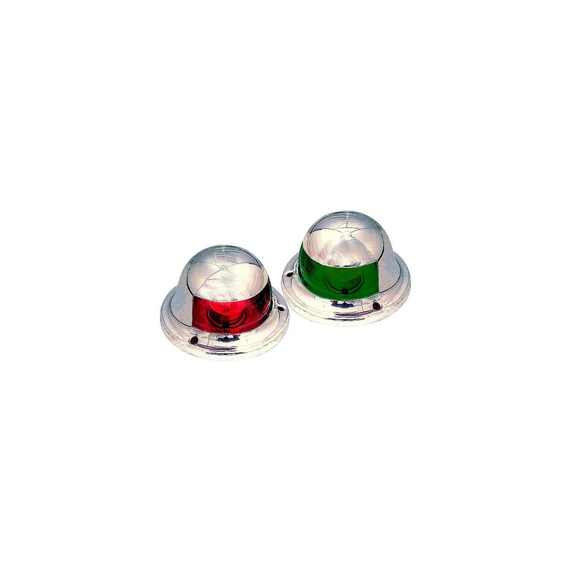 SeaDog 400165 Top Mount Red Port & Green Starboard Side Lights – 10 Point Light Arc
