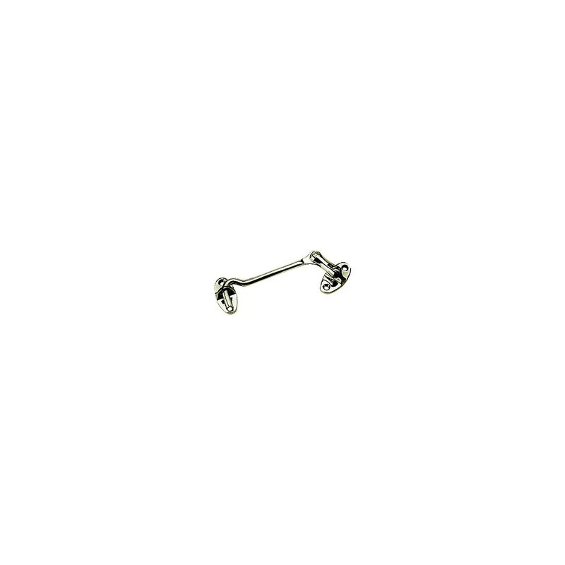 SeaDog 222090 Gooseneck Hook & Swivel, Chrome/Brass, 5-5/8