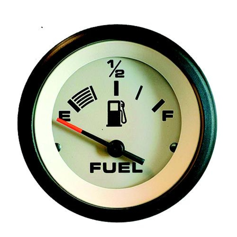 Sierra 59707P Sahara Series 2 Black & Tan Fuel Gauge & Requires F Sender Code