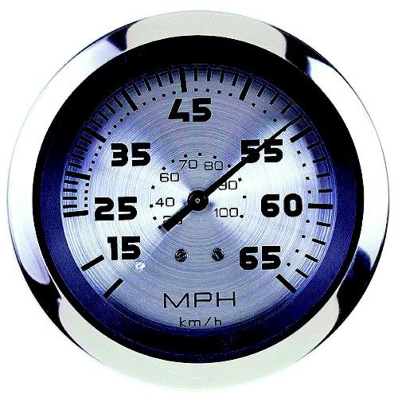 Sierra Sterling Series 3 Stainless Steel Pitot Type Speedometer Gauge with G Sender Code