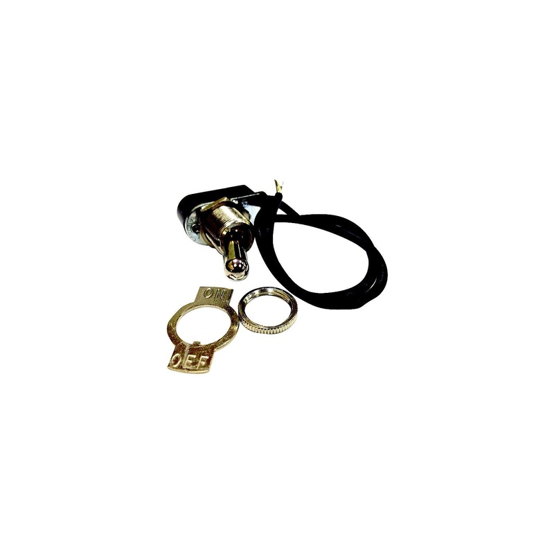 Toggle Switch, On/Off, 6 Wire Leads