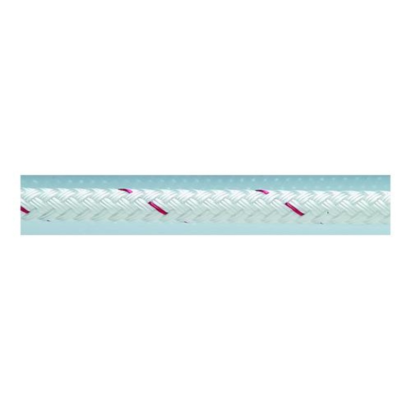 White Sta-Set Polyester Double Braid, 1/4 x 600′