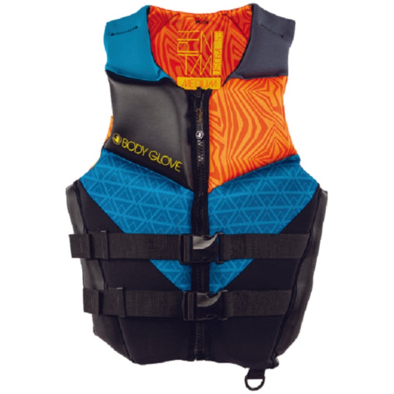Body Glove 20224ORGBLU2XL Adult Phantom PFD, Men’s 2XL., Orange/Blue