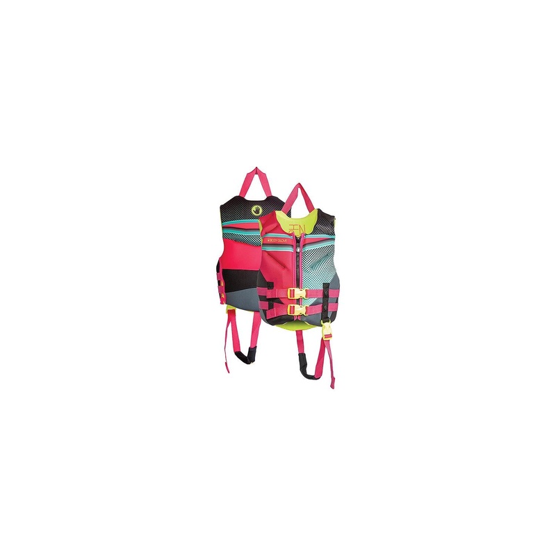 Body Glove 23324CAQUPNK Children’s Phantom Evoprene Vest, Aqua/Pink