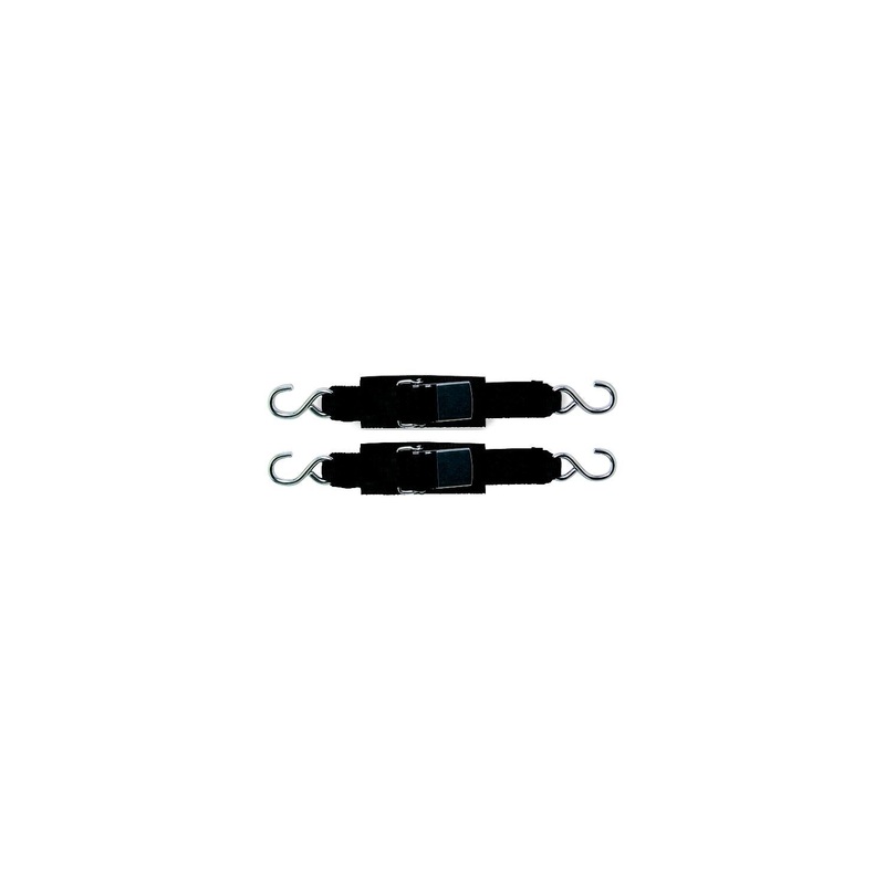 BoatBuckle F12066 Stainless Steel Kwik-Lok Transom Tie-Downs, 2 x 4′, 2/pk