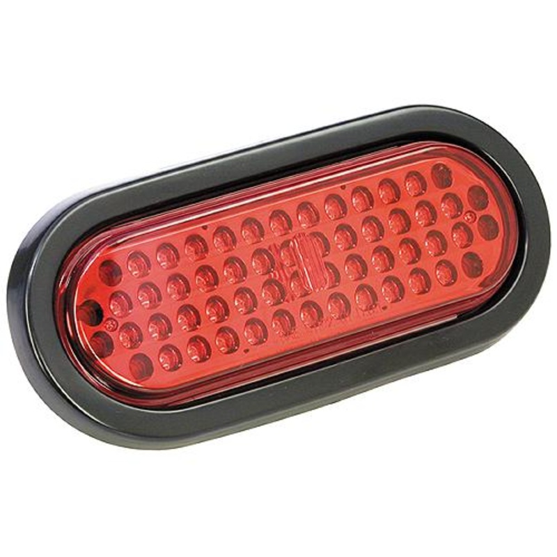 6 Oval LED Stop, Tail And Turn Lamp, Horizontal Mt.