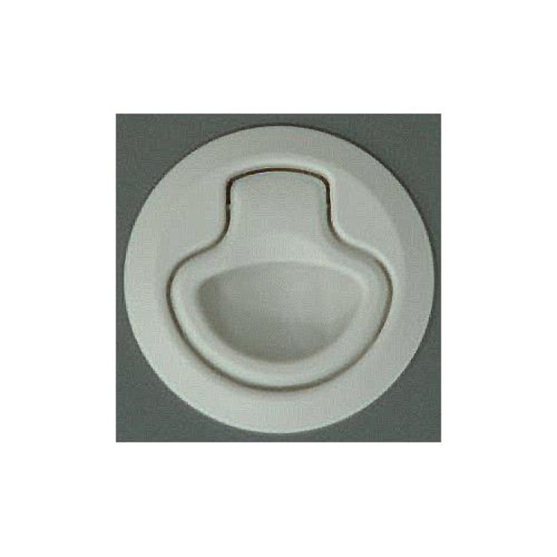 Teak Isle Flush Slam Latch, Non-Locking, Stainless