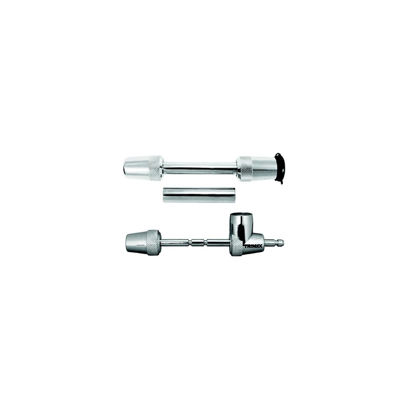 Trimax TM3123 Chrome TS32 Universal Receiver Lock &  TC123 Adjustable Coupler Lock