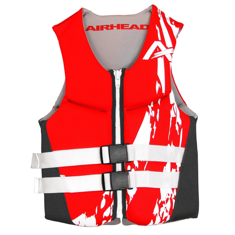 Airhead 1007609BRD Type III Neolite Swoosh Life Vest, Red, Med