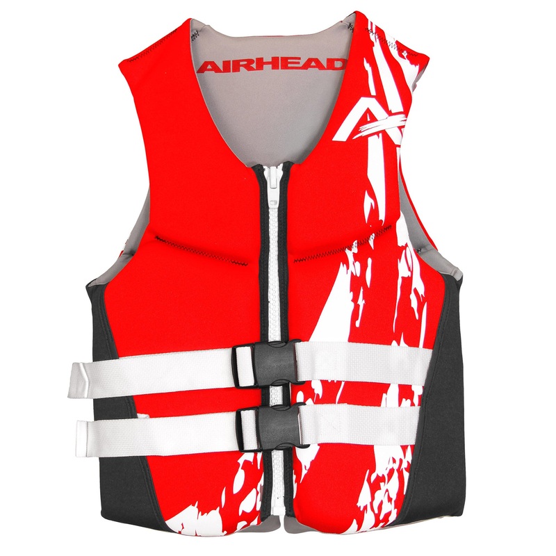 Airhead 1007611BRD Type III Neolite Swoosh Life Vest, Red, XL