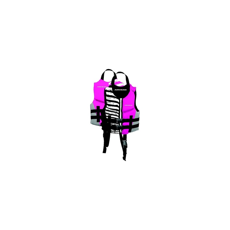 Airhead 1007702BHP Wicked Neolite Kwik-Dry Women’s Vest, Pink/Black/White, Child Size