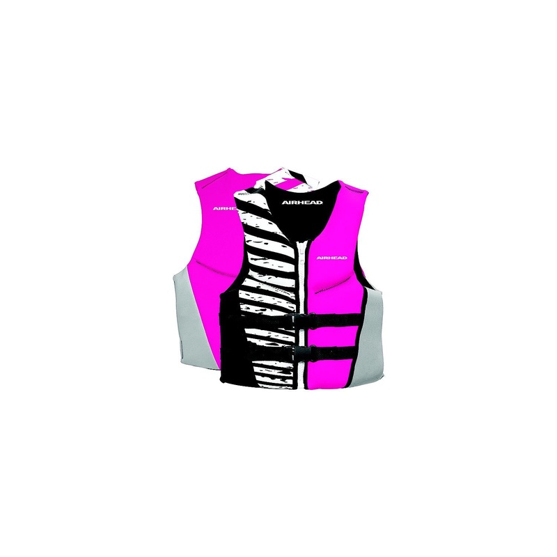 Airhead 1007703BHP Wicked Neolite Kwik-Dry Women’s Vest, Pink/Black/White, Youth Size
