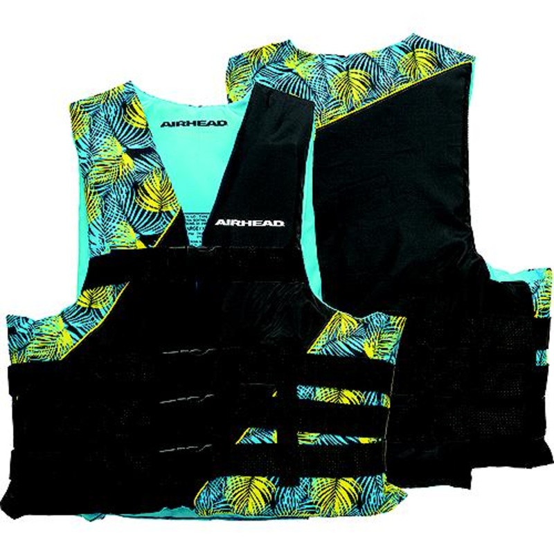 Airhead 3009605ABKYL Tropic Nylon Family Life Jacket, L/XL