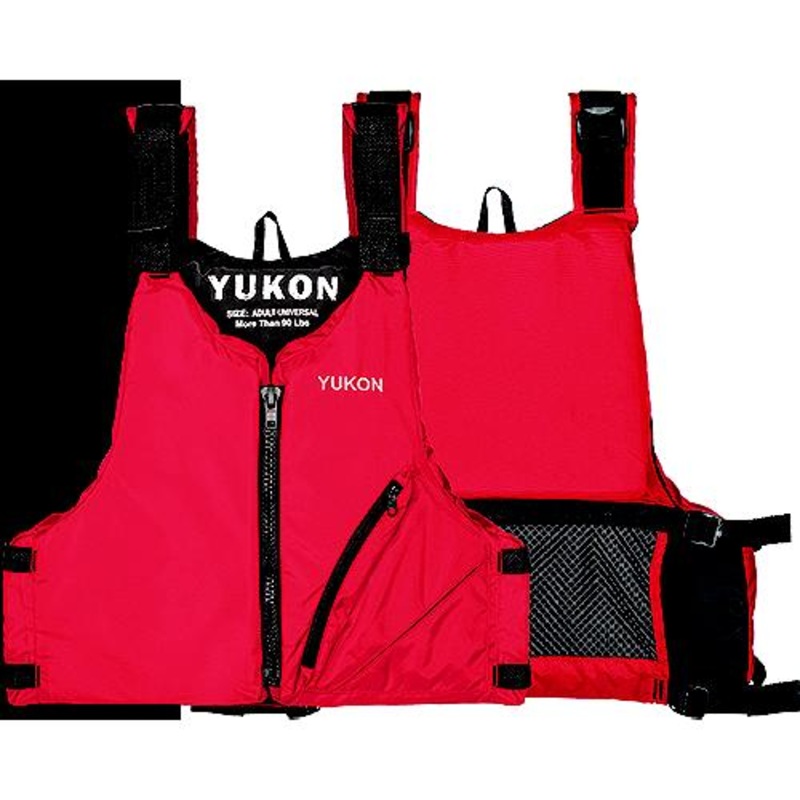 Airhead 3300416ADR Yukon Base Paddle Vest, Super Large, Red