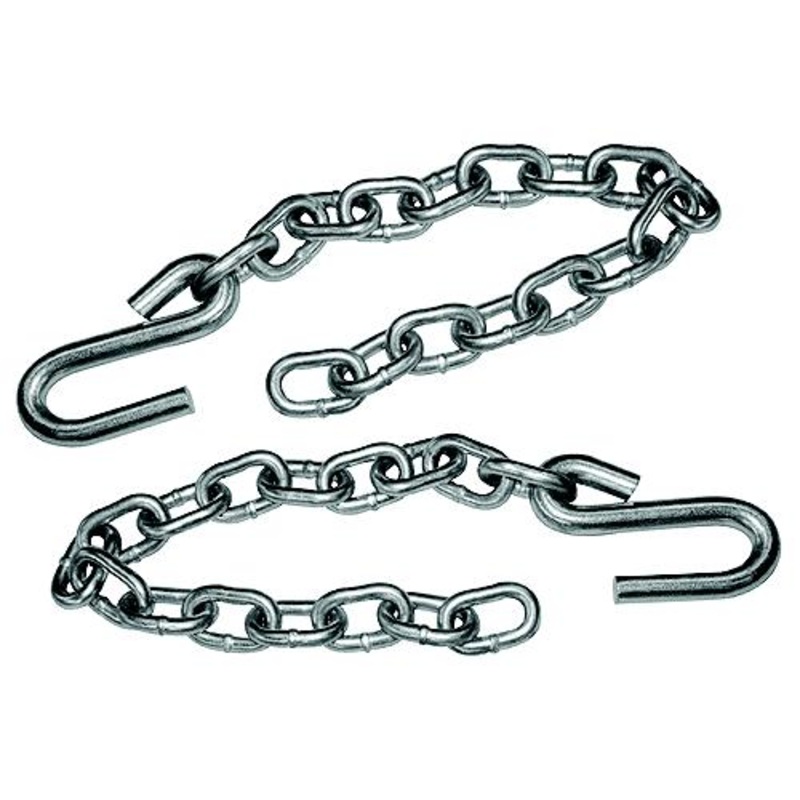 Tie Down Engineering Safety Chain With S-Hooks – Sold as Pair