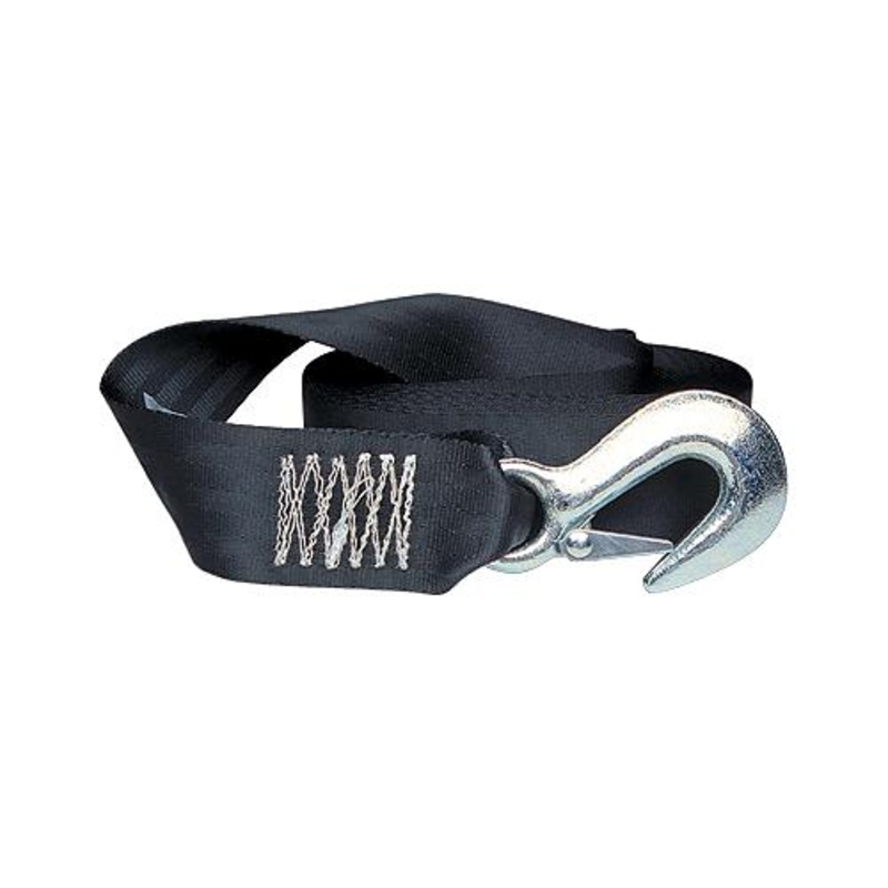 Tie Down Engineering Winch Strap With Heavy Duty Forged Latch Hook