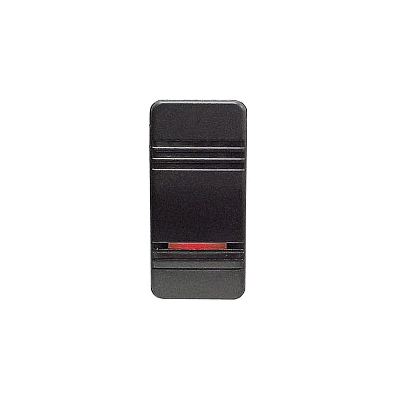 Contura III Illuminated Weather Resistant Rocker Switch, On/Off, Black