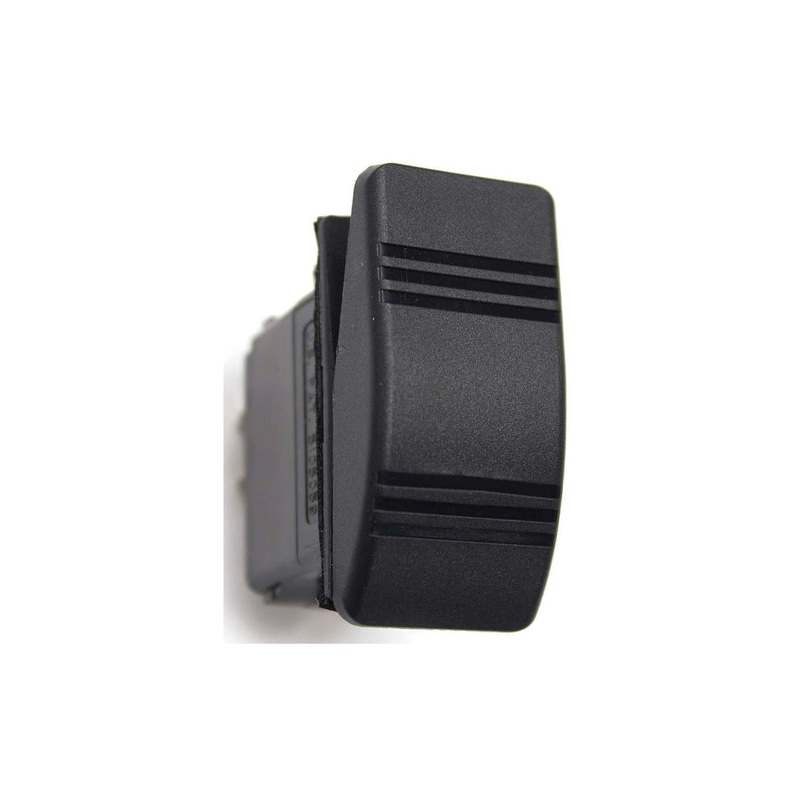 Contura III Non-Illuminated Weather Resistant Rocker Switch, On/Off, Black