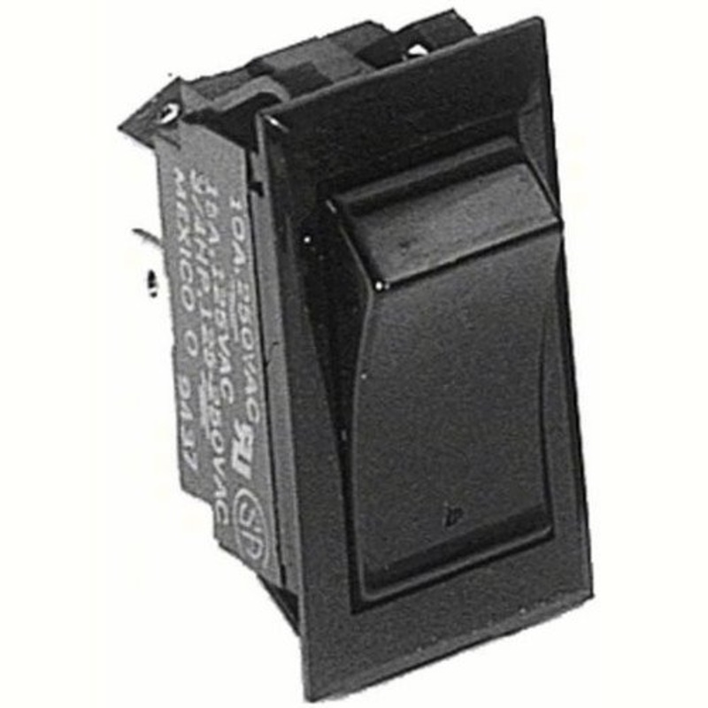 Switch Rocker Std Black Spdt