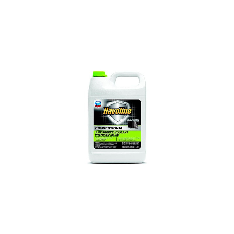 Chevron 226821490 Havoline Conventional Antifreeze/Coolant Premix 50/50, Gal., Pack of 6