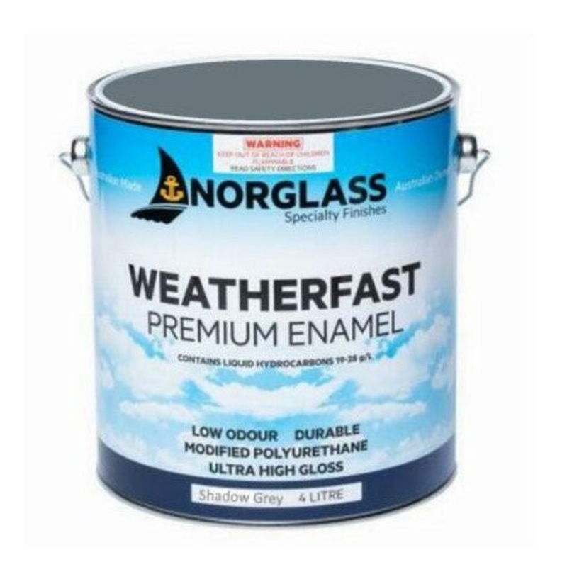 8071 WEATHERFAST GLOSS SHADOW GREY 1LITRE