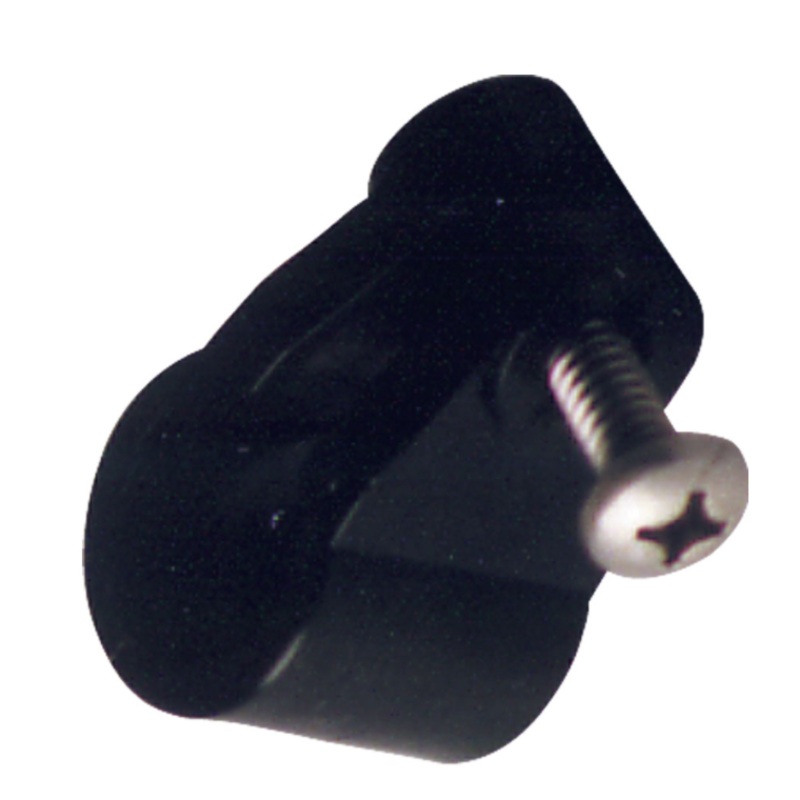 CANOPY BOW KNUCKLE BLK NYLON 22MM