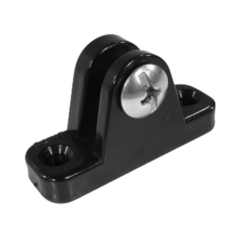 CANOPY DECK MOUNT BLK NYLON SQUARE BASE
