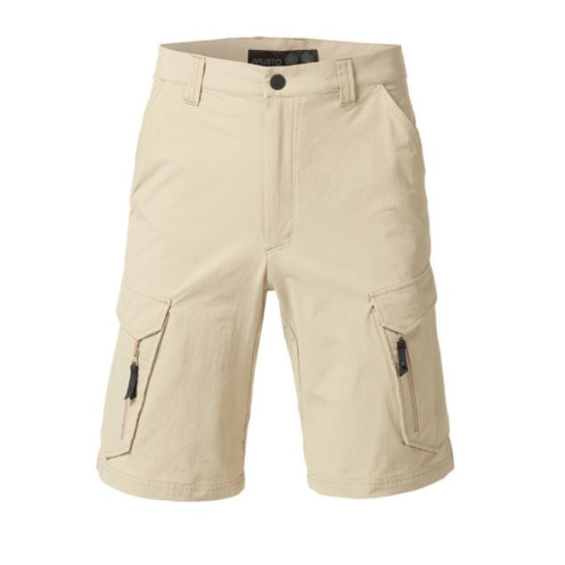 MUSTO ESSENTIAL EVO FAST DRI SHORT – LIGHT STONE