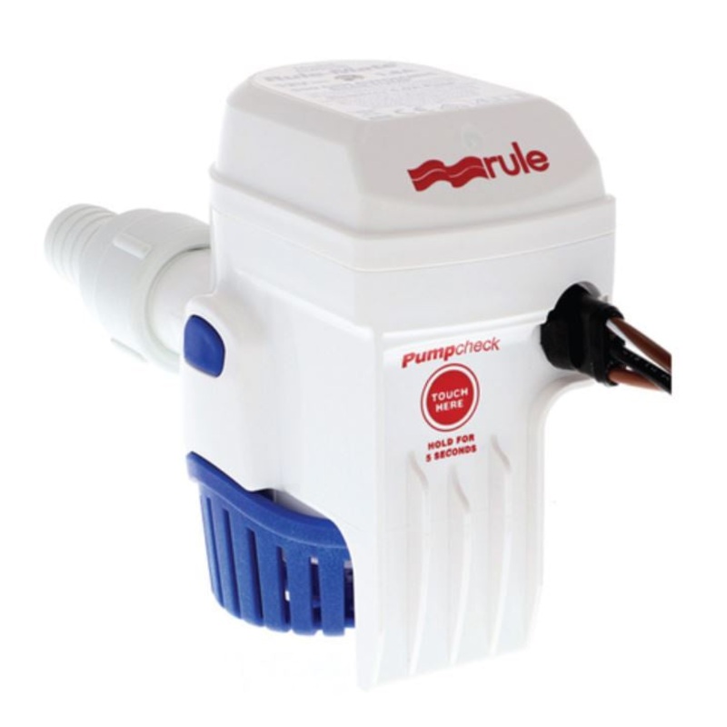 RULE-MATE 500GPH BILGE PUMP – AUTOMATIC – 24V