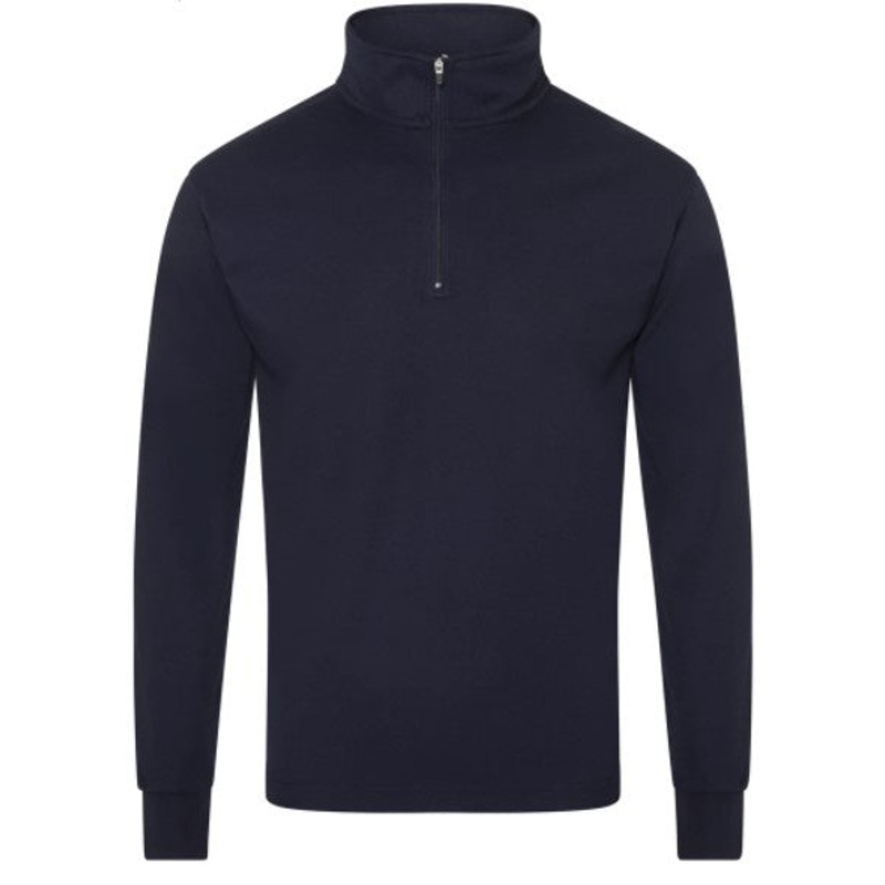 BURKE LONG SLEEVE CREW POLO – NAVY