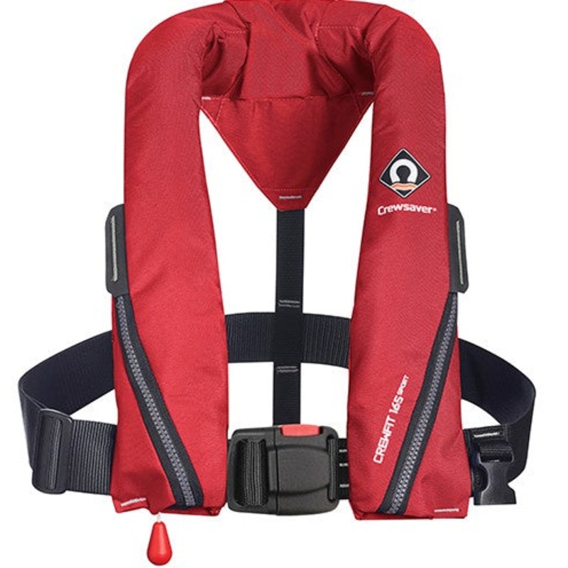 CREWSAVER CREWFIT 165N SPORT LIFEJACKET – MANUAL – NON HARNESS – RED
