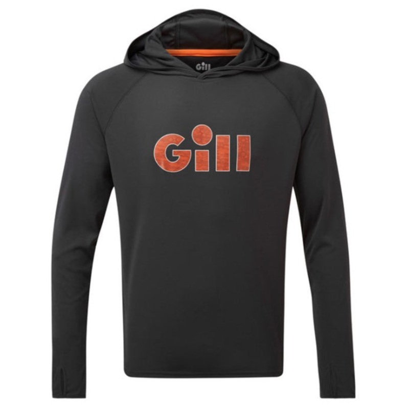 GILL UV TEC HOODY –  CHARCOAL|S|XXL|XL|L|M|XXXL|XXXXL