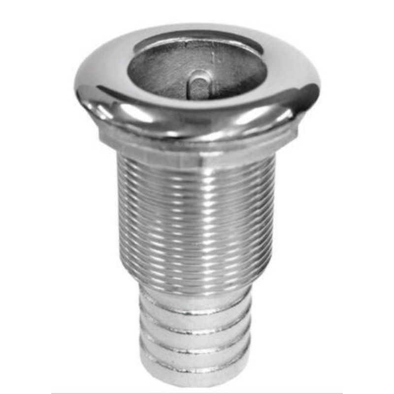 SKIN FITTINGS – 316 STAINLESS (BARBED HOSE TAIL END) 12MM