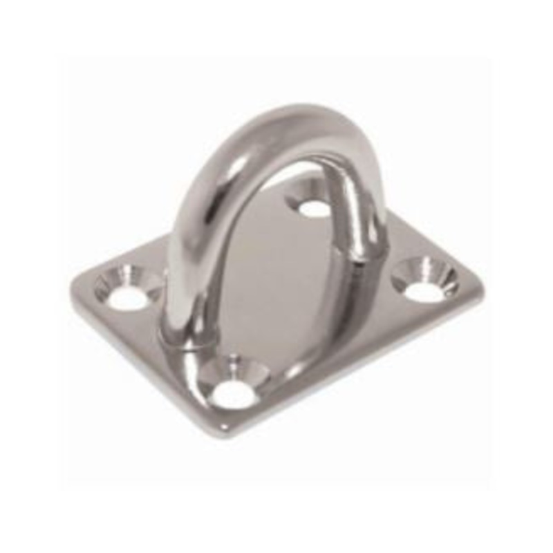 STAINLESS STEEL EYE PLATE  8 X 50MM