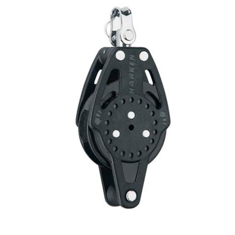 2626 HARKEN 57 MM RATCHAMATIC CARBO AIR BLOCK  SWIVEL, BECKET