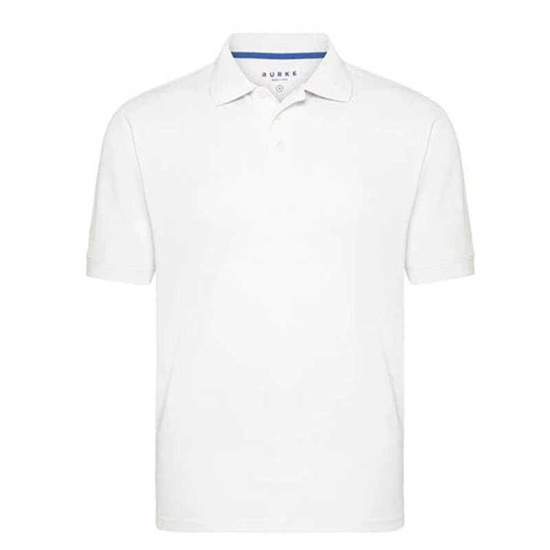 BURKE CREW POLO – SHORT SLEEVE – WHITE