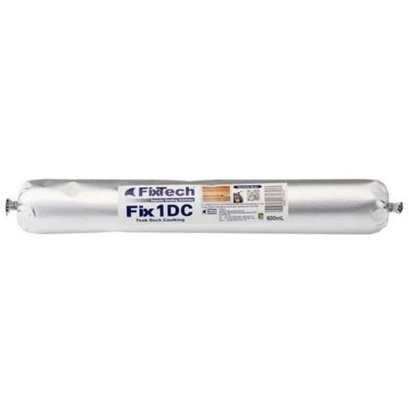 FIX1DC DECK CAULK BLACK 600ML