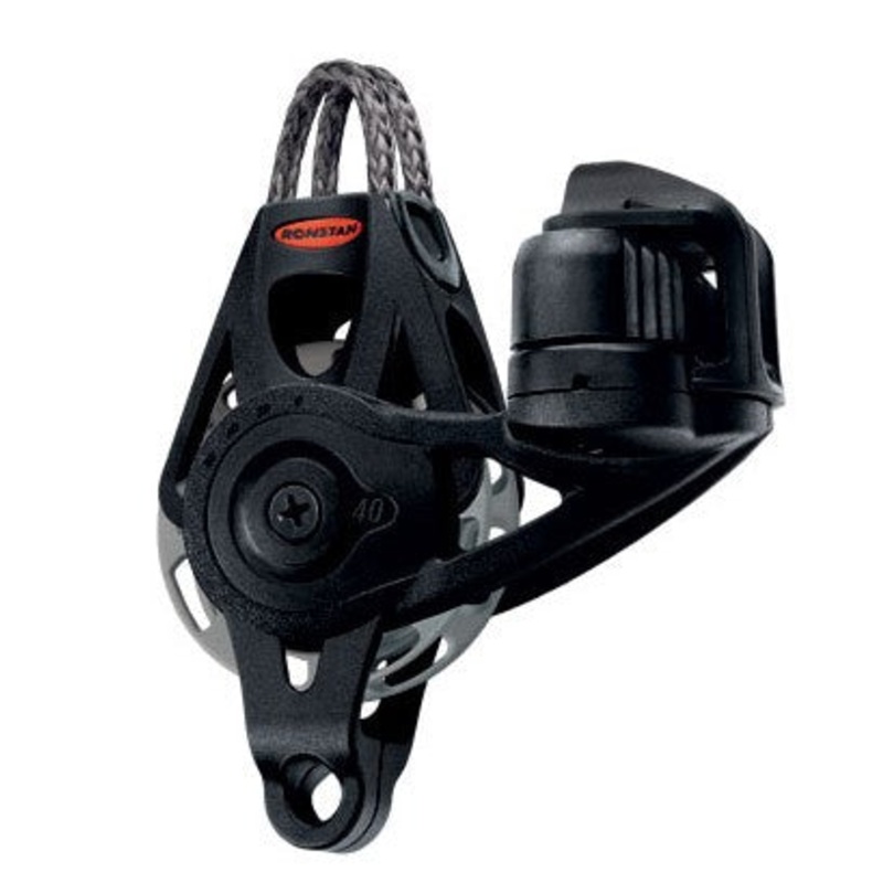 RONSTAN SERIES 40  AUTO RATCHET ORBIT BLOCK – BECKET, ADJUSTABLE CLEAT