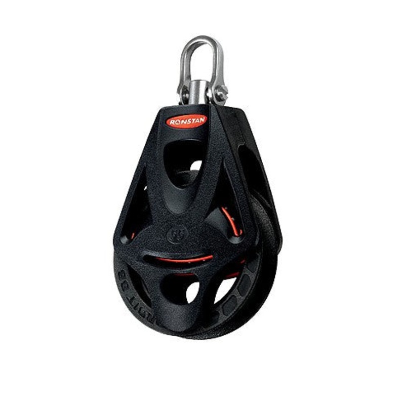 RONSTAN SERIES 55 BB SWIVEL ORBIT BLOCK  WITH BECKET