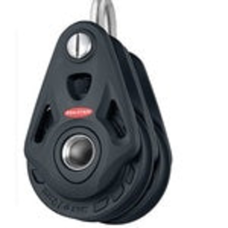 RONSTAN SERIES 60 DOUBLE CORE BLOCK – NON SWIVEL HEAD