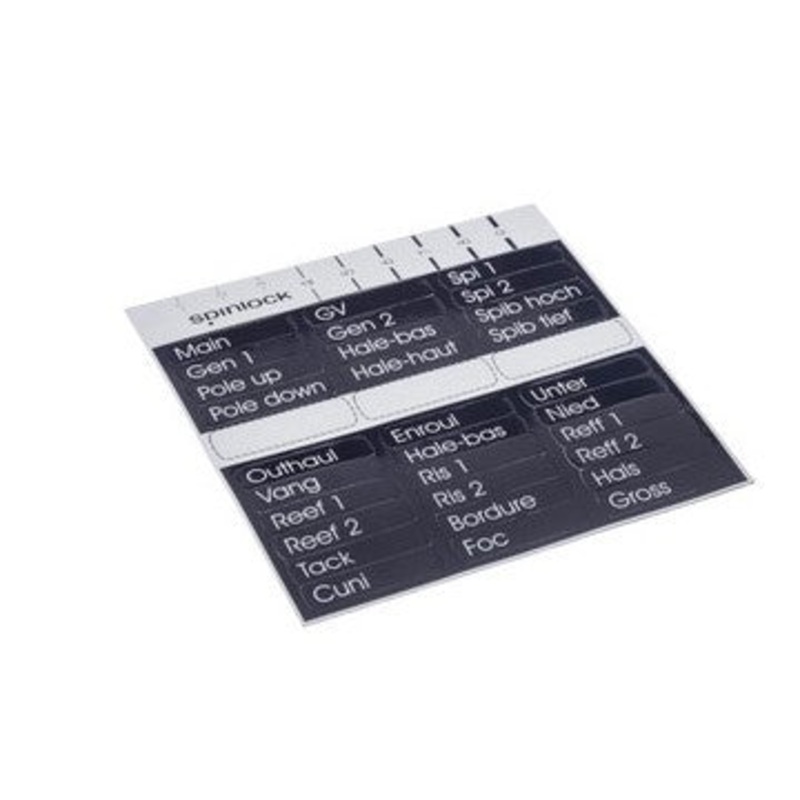 SPX-LBL SPINLOCK CLUTCH HANDLE LABELS