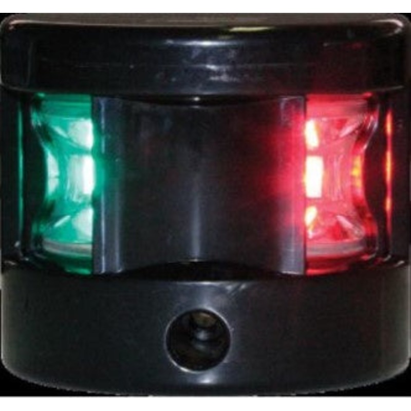 LALIZAS FOS 12 LED BI-COLOUR NAVIGATION LIGHT – VERTICAL MOUNT – BLACK