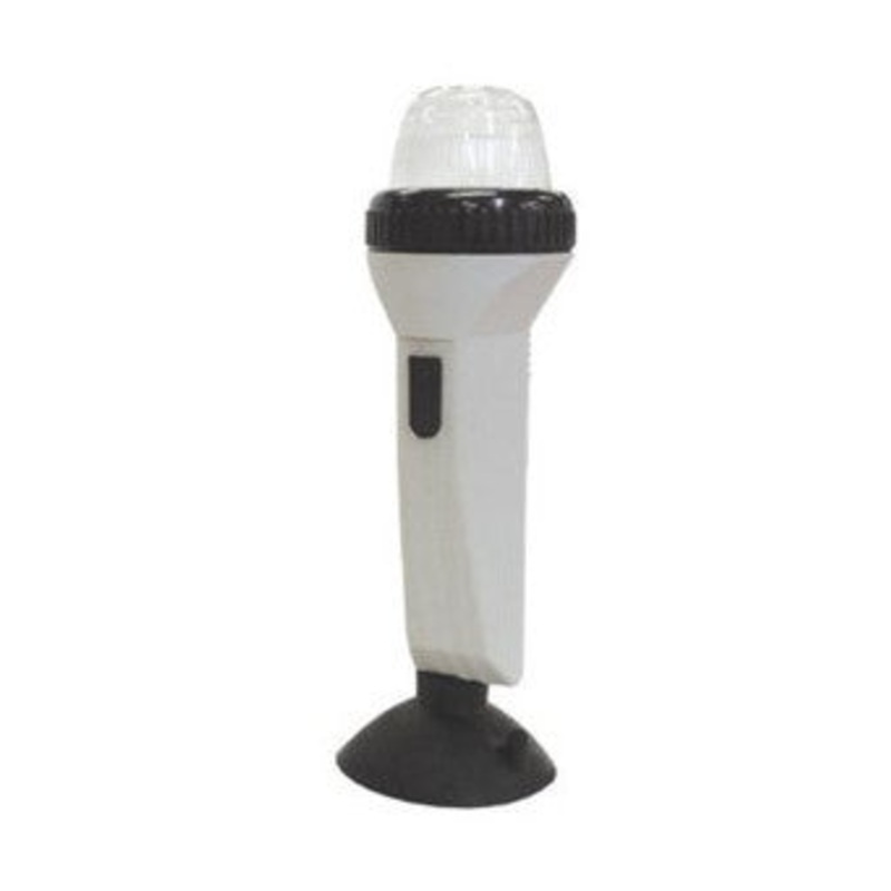 PORTABLE NAVIGATION LIGHT – CLEAR 360 DEGREE – SUCTION CUP MOUNT – LED