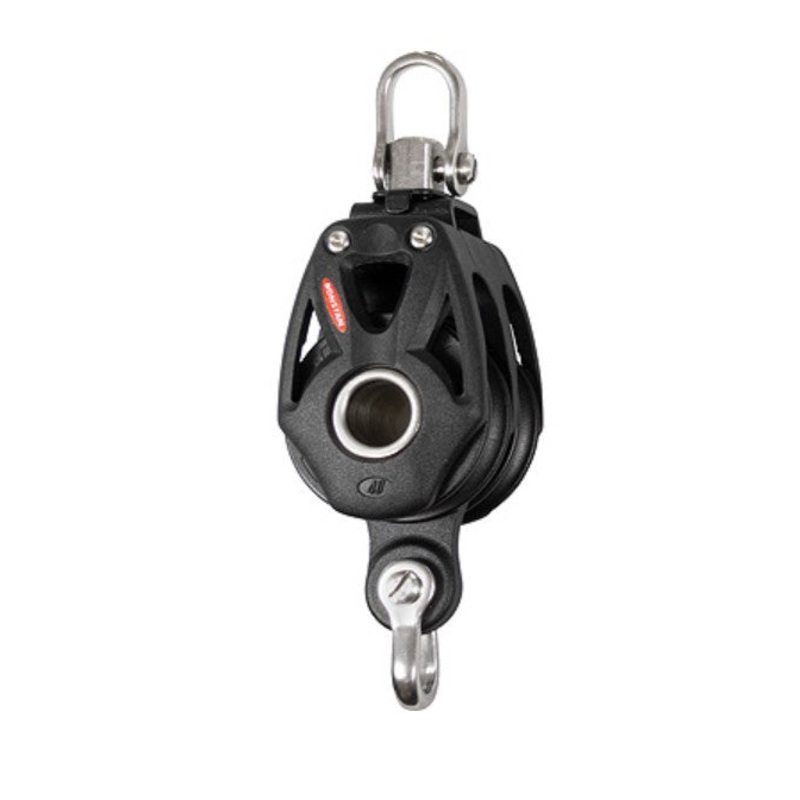 RONSTAN SERIES 40 DOUBLE BLOCK, BECKET, SWIVEL SHACKLE HEAD