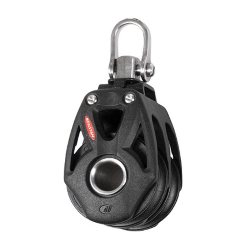 RONSTAN SERIES 40 DOUBLE BLOCK, SWIVEL SHACKLE HEAD