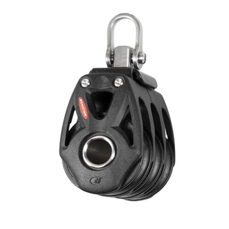 RONSTAN SERIES 40 TRIPLE BLOCK, SWIVEL SHACKLE HEAD