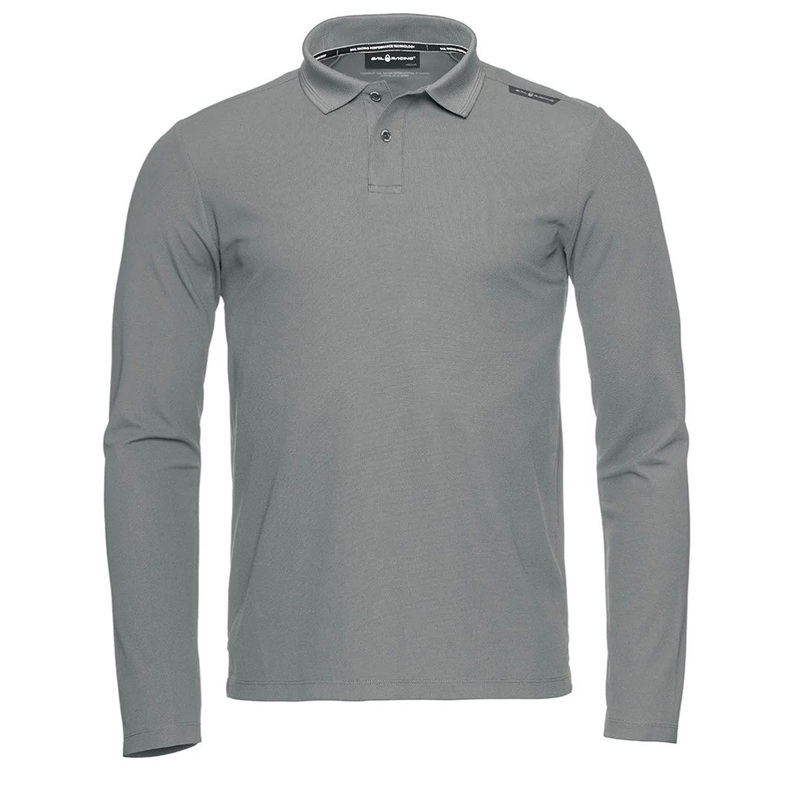 SAIL RACING BOW TECH POLO LONG SLEEVE – DIM GREY