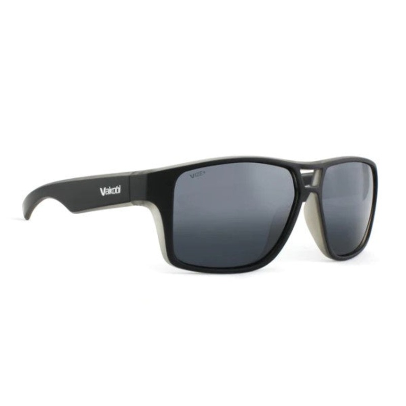 VAIKOBI MOLOKAI POLARIZED SUNGLASSES (BLACK/SMOKE)